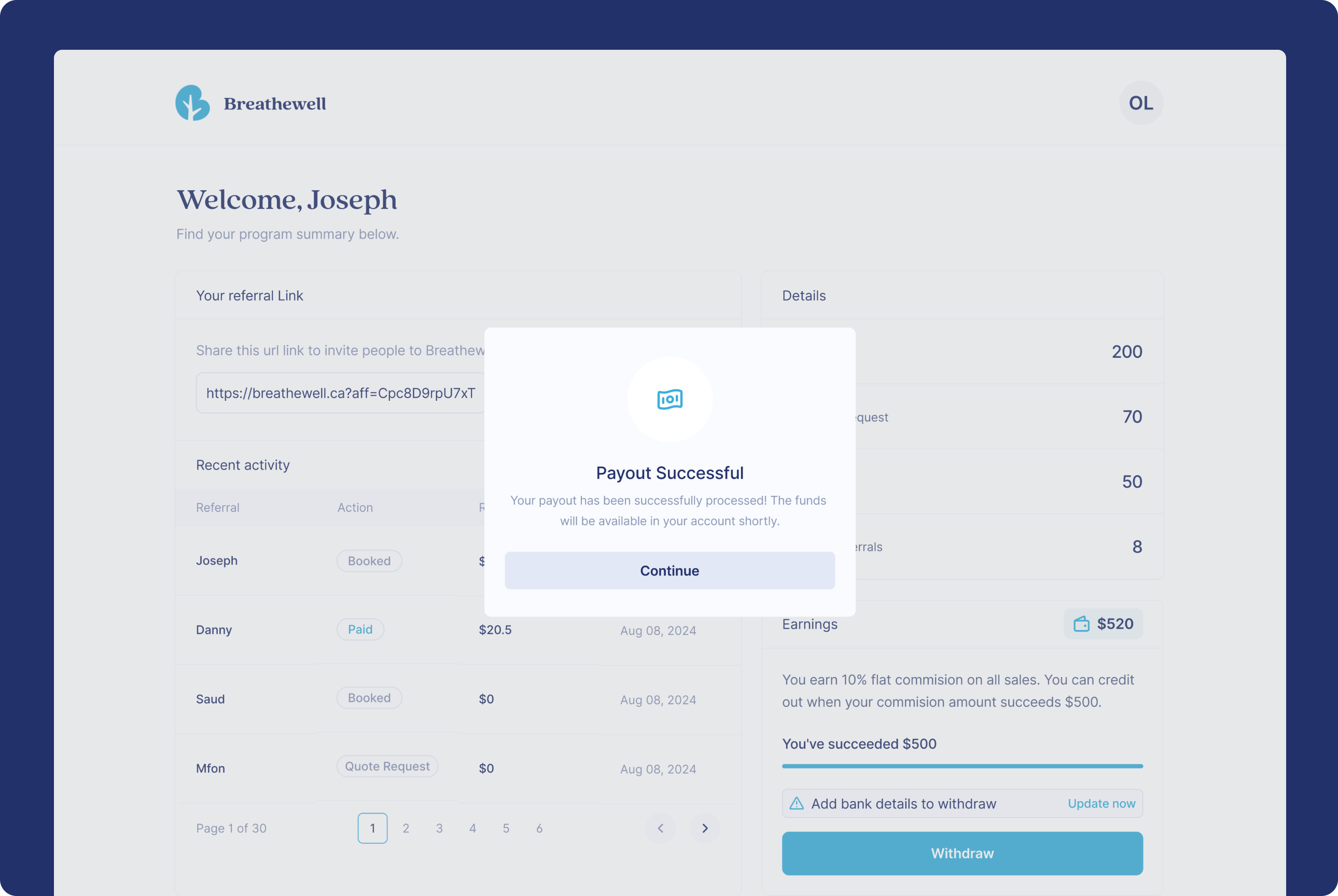 Breathewell success